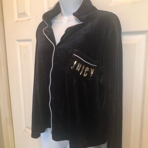 Juicy Couture Black Velvet Lounge Pajama Lounge Outfit